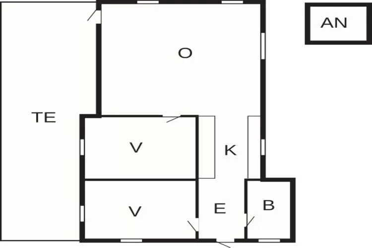 6 persoons vakantie huis in Væggerløse-By Traum-Plattegrond