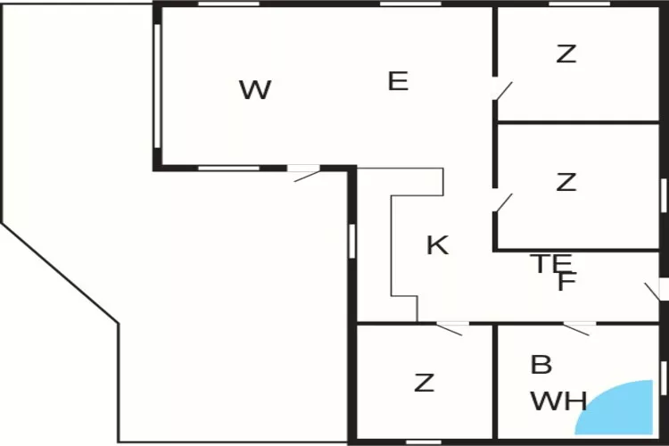 6 persoons vakantie huis in Hjørring-By Traum-Plattegrond