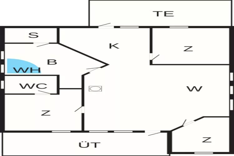 6 persoons vakantie huis in Oksbøl-By Traum-Plattegrond