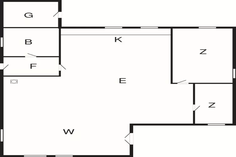 4 persoons vakantie huis in Ans By-By Traum-Plattegrond