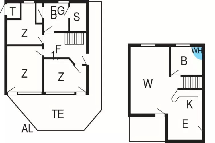 MERKUR 62+58 SW 2.RH.-Plattegrond