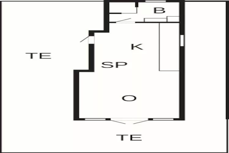 4 persoons vakantie huis in Karrebæksminde-Plattegrond