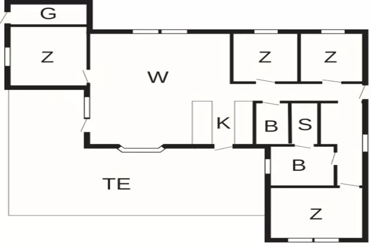 8 persoons vakantie huis in Væggerløse-By Traum-Plattegrond