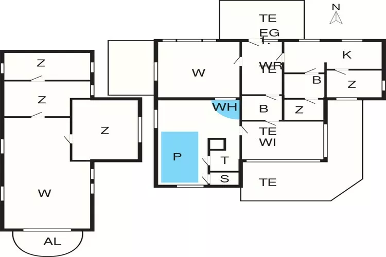 11 persoons vakantie huis in Thisted-By Traum-Plattegrond