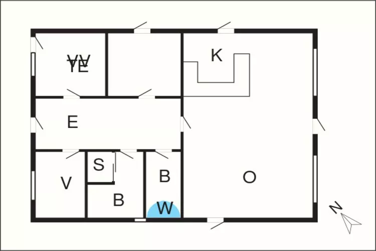 6 persoons vakantie huis in Hadsund-By Traum-Plattegrond
