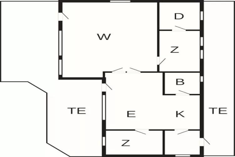 8 persoons vakantie huis in Løgstør-By Traum-Plattegrond