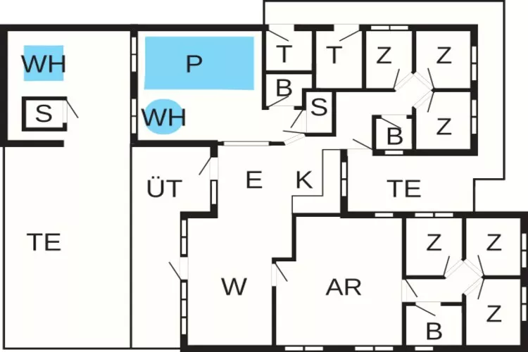 Luxe retraite met zwembad -- By Traum Ferienwohnungen-Plattegrond