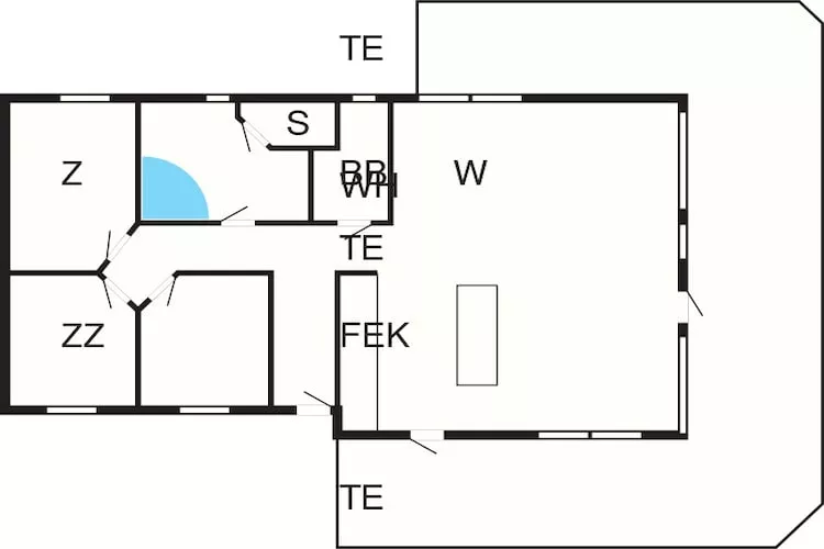 Luxe strandhuis met spa -- By Traum Ferienwohnungen-Plattegrond