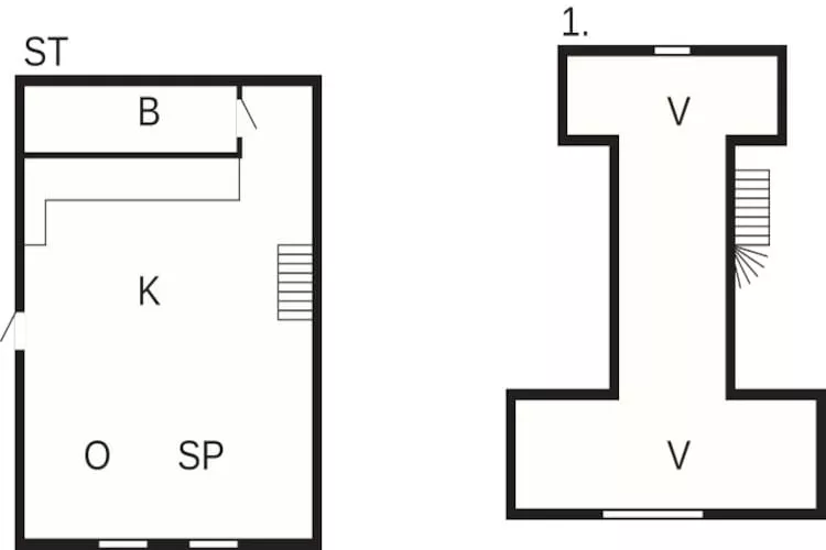 4 persoons vakantie huis in SLITE-Plattegrond