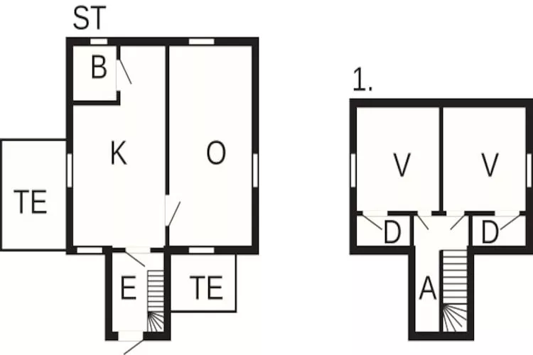4 persoons vakantie huis in ED-By Traum-Plattegrond