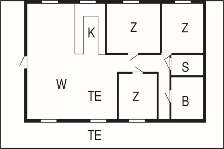Panoramisch kustverblijf -- By Traum Ferienwohnungen-Plattegrond