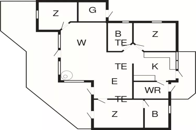 6 persoons vakantie huis in Vejby-By Traum-Plattegrond