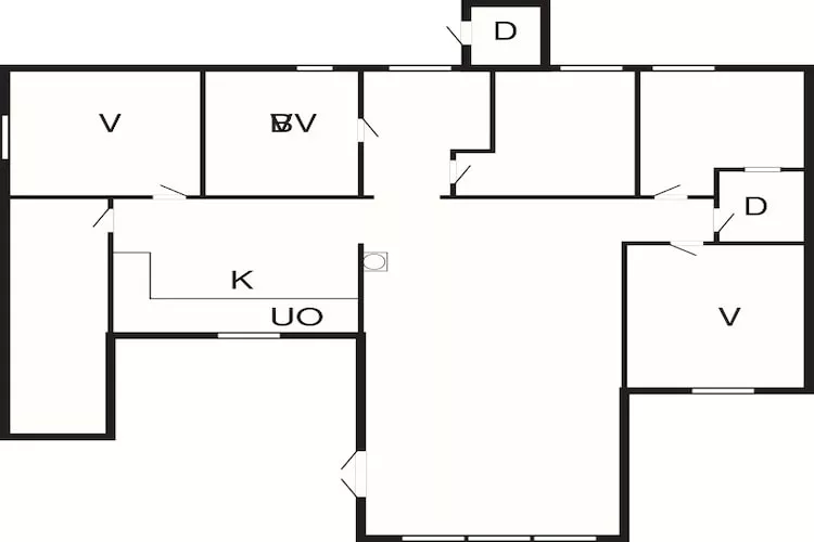 8 persoons vakantie huis in lyngdal-By Traum-Plattegrond