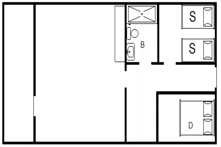 Zwembadparadijs in Fano -- By Traum Ferienwohnungen-Plattegrond
