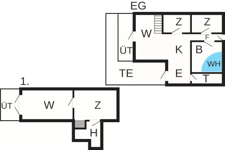 6 persoons vakantie huis in Skjern-By Traum-Plattegrond