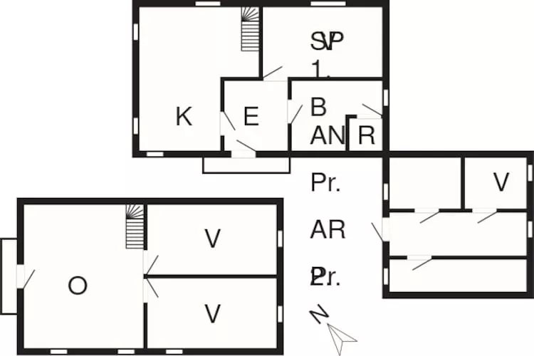 10 persoons vakantie huis in Roslev-By Traum-Plattegrond