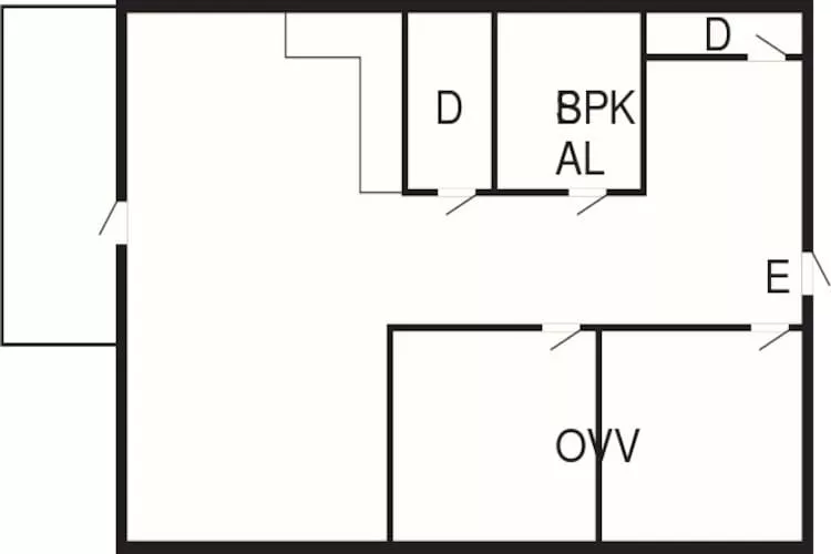 4 persoons vakantie huis in Ljungbyhed-By Traum-Plattegrond