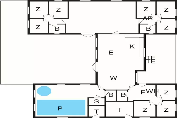 Luxe retraite met zwembad -- By Traum Ferienwohnungen-Plattegrond
