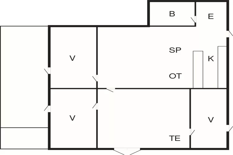 6 persoons vakantie huis in Gilleleje-By Traum-Plattegrond