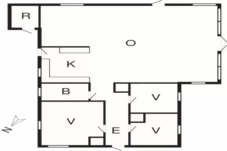 6 persoons vakantie huis in Hals-By Traum-Plattegrond