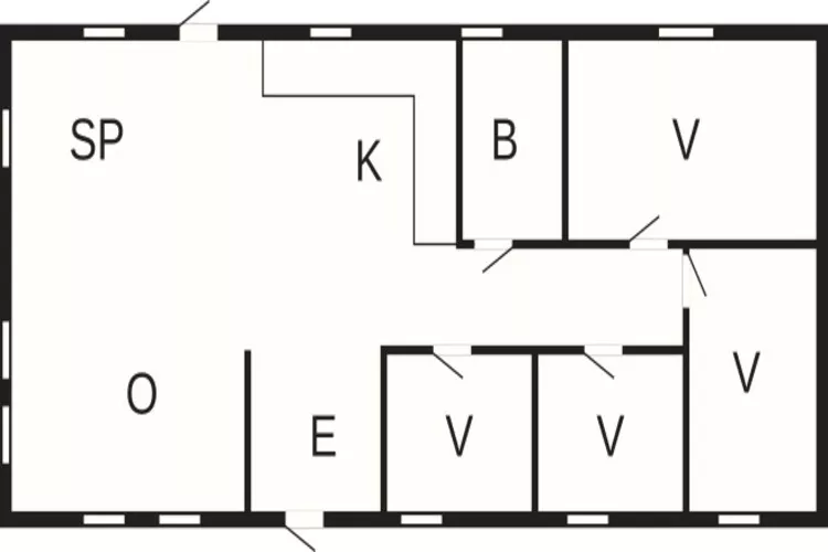 6 persoons vakantie huis in Löttorp-Plattegrond