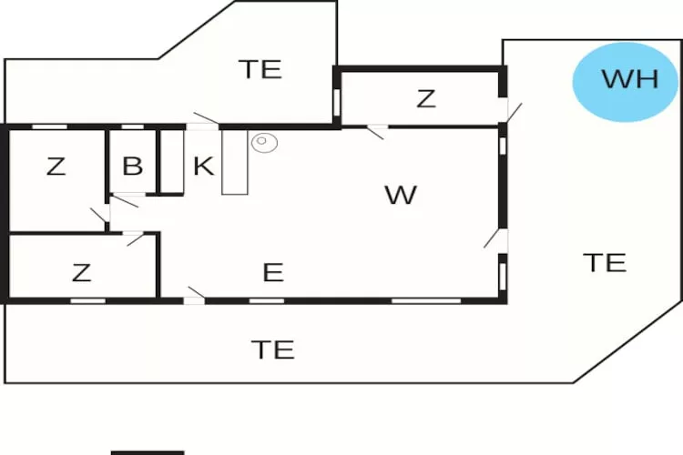 6 persoons vakantie huis in Ebeltoft-By Traum-Plattegrond