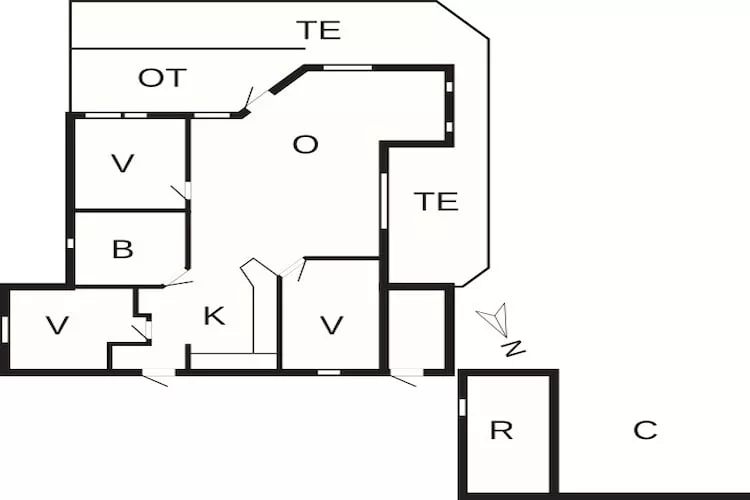 6 persoons vakantie huis in Haderslev-By Traum-Plattegrond