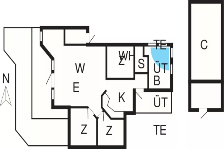 6 persoons vakantie huis in Nordborg-By Traum-Plattegrond