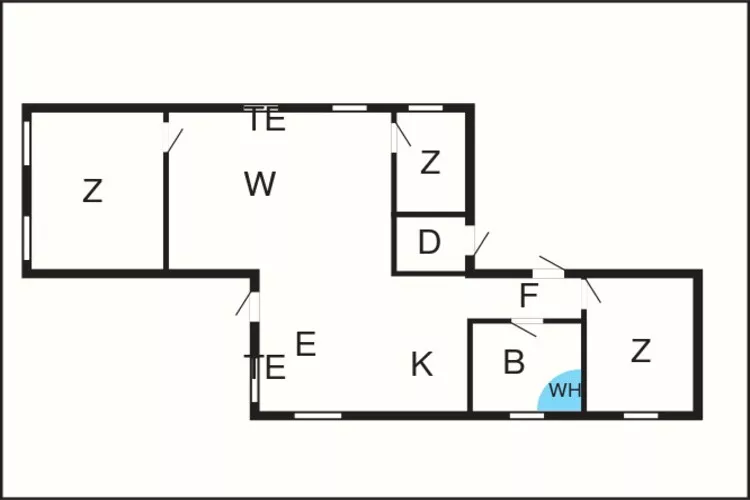 6 persoons vakantie huis in Hadsund-By Traum-Plattegrond