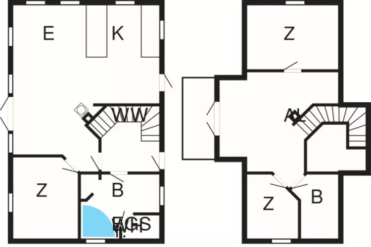 6 persoons vakantie huis in Løkken-By Traum-Plattegrond