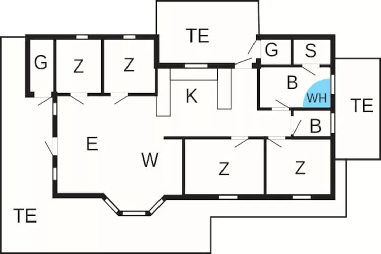 10 persoons vakantie huis in Løkken-By Traum-Plattegrond