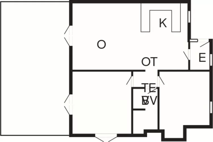 Moderne retraite in Gl. Skagen -- By Traum Ferienwohnungen-Plattegrond