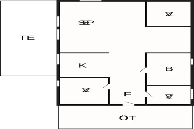 6 persoons vakantie huis in Læsø-By Traum-Plattegrond