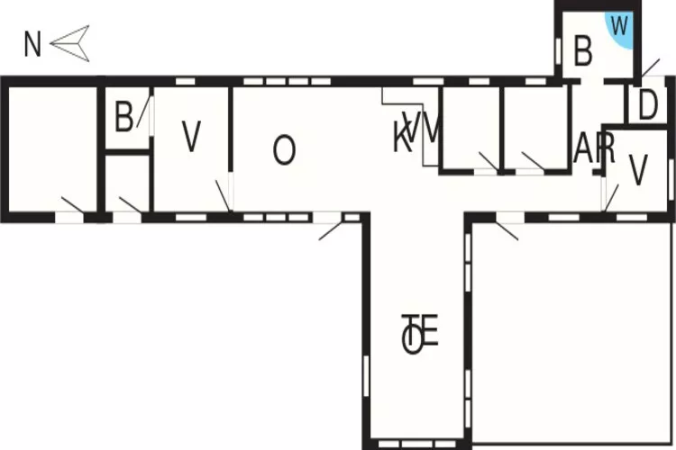 Gerestaureerde huisje met spa -- By Traum Ferienwohnungen-Plattegrond
