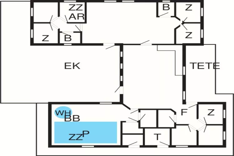 Luxe retraite nabij Grena -- By Traum Ferienwohnungen-Plattegrond