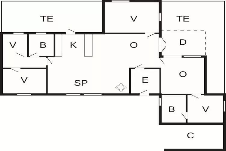 8 persoons vakantie huis in Væggerløse-By Traum-Plattegrond