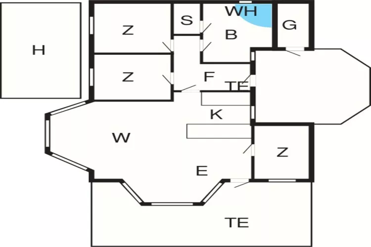 6 persoons vakantie huis in Bindslev-By Traum-Plattegrond