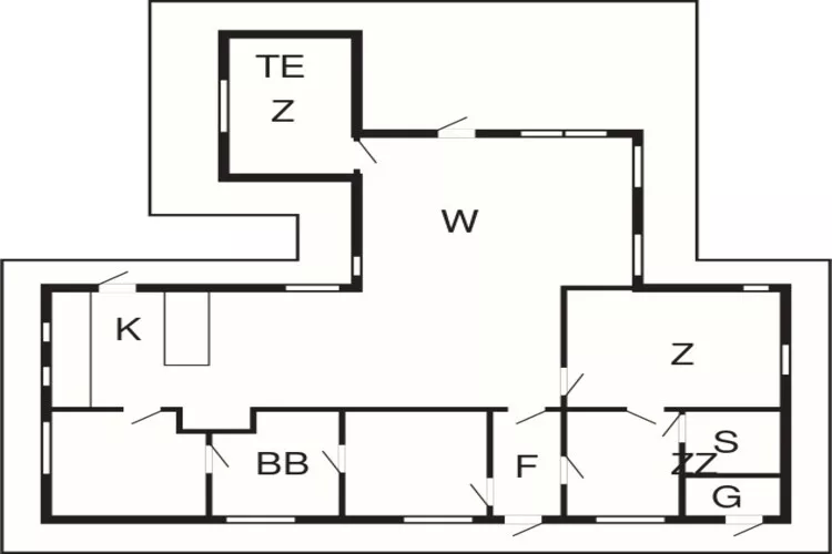 Kust retraite met sauna -- By Traum Ferienwohnungen-Plattegrond