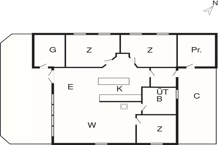 Luxe strandhuis met spa -- By Traum Ferienwohnungen-Plattegrond