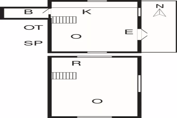 Kust ontsnapping in Hindsholm -- By Traum Ferienwohnungen-Plattegrond