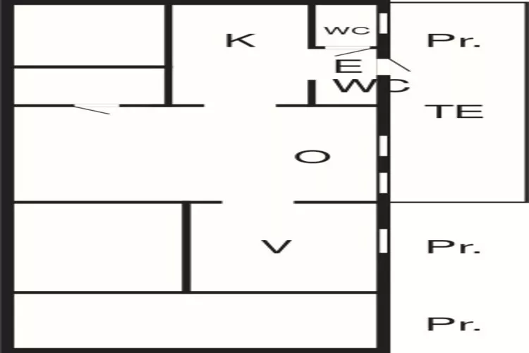 4 persoons vakantie huis in Tvååker-Plattegrond