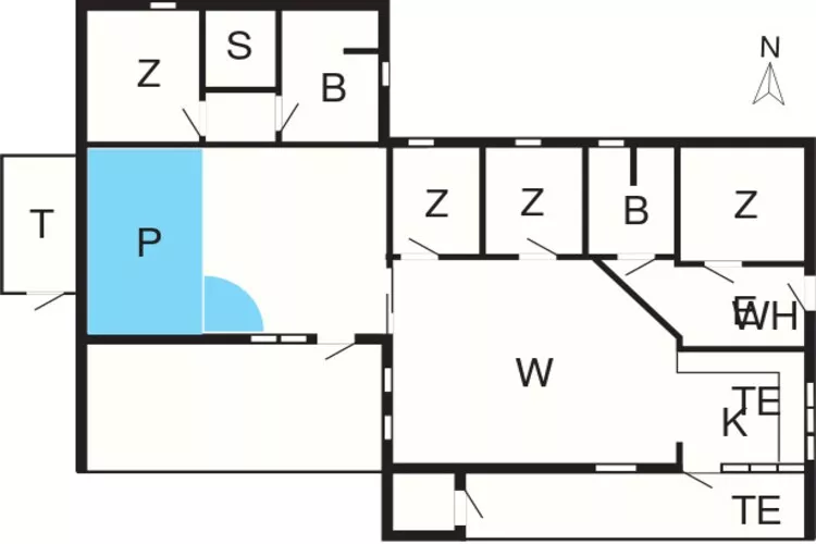 8 persoons vakantie huis in Ulfborg-By Traum-Plattegrond