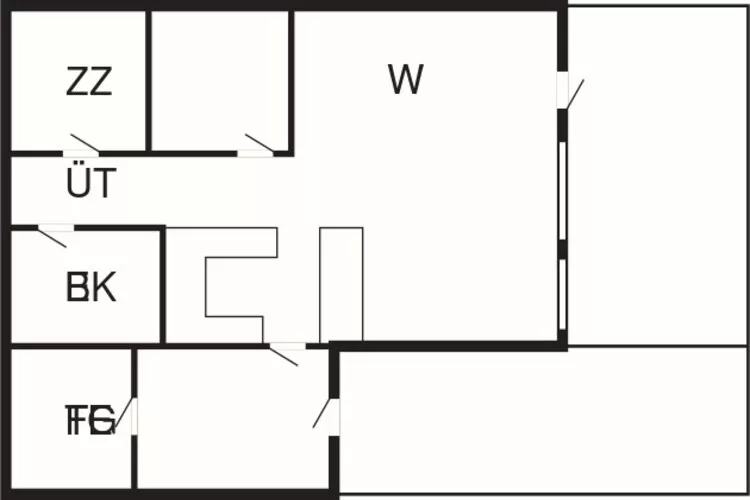 4 persoons vakantie huis in Toftlund-By Traum-Plattegrond