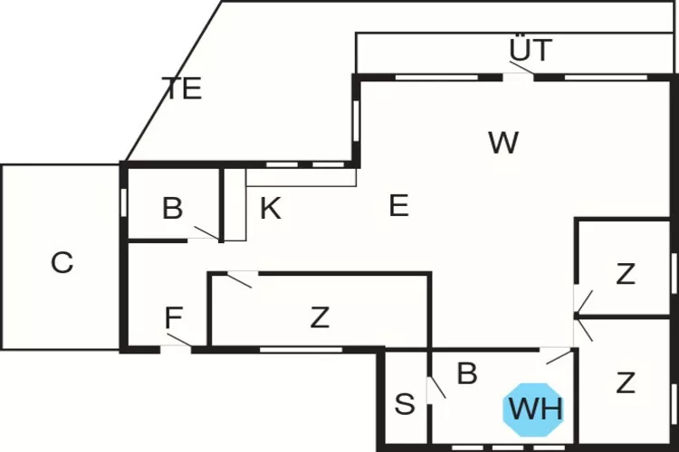 6 persoons vakantie huis in Hemmet-By Traum-Plattegrond