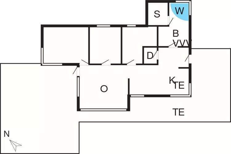 8 persoons vakantie huis in Hjørring-By Traum-Plattegrond