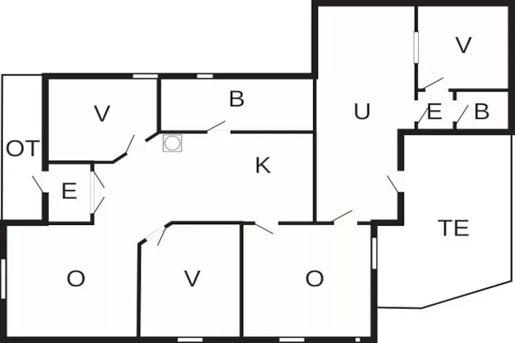 Modern toevluchtsoord bij fjord -- By Traum Ferienwohnungen-Plattegrond