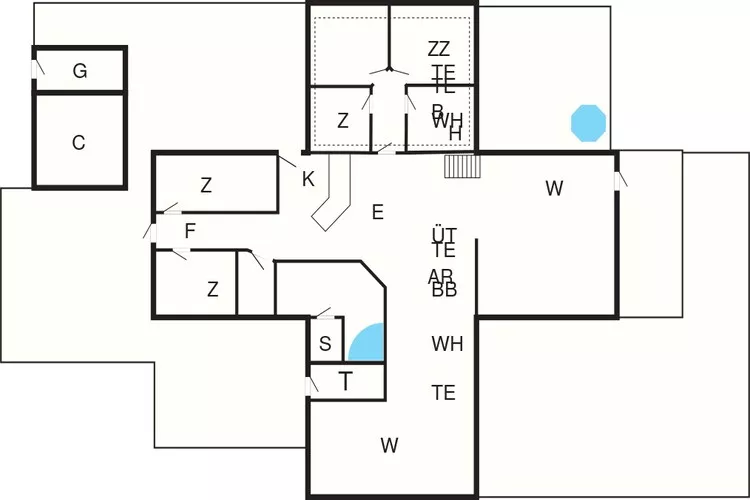 Luxe retraite met tennis -- By Traum Ferienwohnungen-Plattegrond