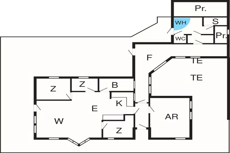 8 persoons vakantie huis in Løkken-By Traum-Plattegrond