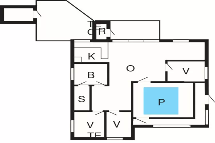 Kust ontsnapping met zwembad -- By Traum Ferienwohnungen-Plattegrond