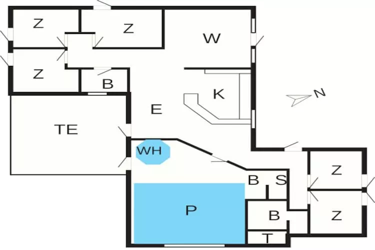 14 persoons vakantie huis in Ringkøbing-By Traum-Plattegrond